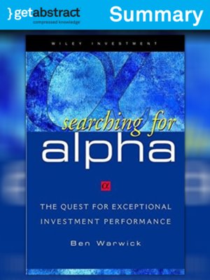 cover image of Searching for Alpha (Summary)